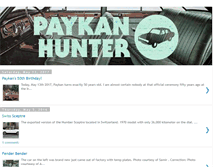 Tablet Screenshot of paykanhunter.com